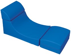 Softplay loungebankje BLAUW