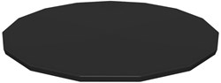 Bestway bâche de piscine ronde 457 cm - couverture durable anthracite