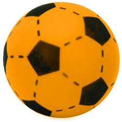 Twisk ballon de football en mousse doux orange 20 cm jouet pour enfants