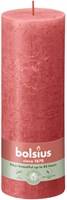 Bolsius bougie pilier rustique Blossom Pink - 19 cm - bougie rose