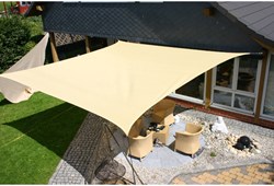 Eduplay Sonnensegel 3,5 x 4,5 m beige - Sonnenschutz für Kinder