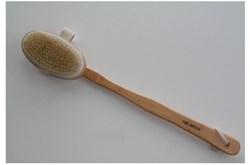 Badborstel 42cm hout