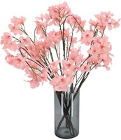 Cilinder Glasvase dunkelgrau transparent H30 D16 modern Dekoration-3