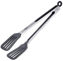 Westmark Servierzange Edelstahl Silikon 34cm Küchenhelfer Antihaft