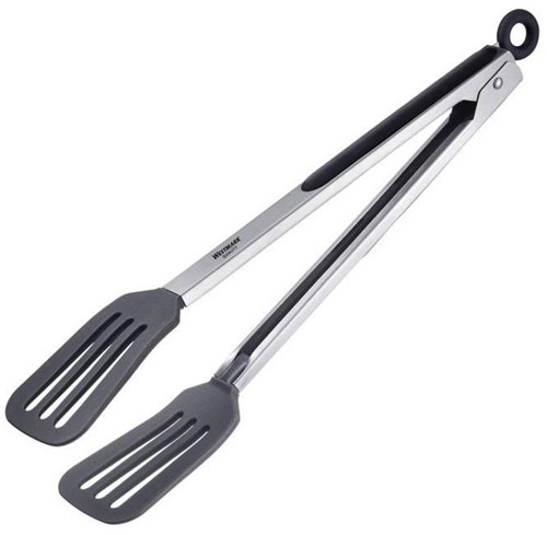Westmark Servierzange Edelstahl Silikon 34cm Küchenhelfer Antihaft