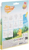 Grafix bloc à piquer Pâques kit créatif pour enfants avec feutrine et stylo-2