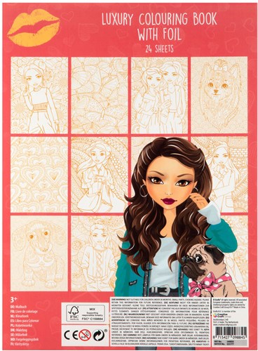 Besties Luxury Kleurboek met Folie A4-2