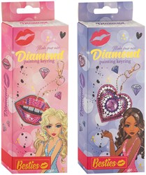 Besties Diamond Painting Sleutelhanger Maken