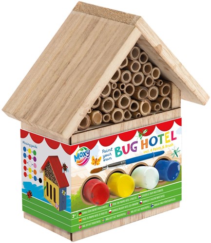 Insektenhotel Holz Set komplett Insektenhaus naturfreundlicher Garten Spielzeug