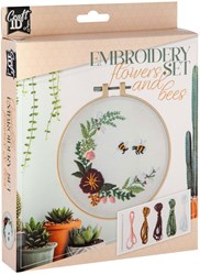 Borduurset Bloemen & Bijtjes