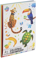 Creative Craft Group Bastelkarton A5 Bastelpapier 40 Blatt 10 Farben