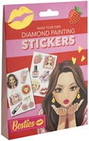 Besties Diamond painting stickers assorti-2