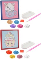 Creative Craft Group Diamond Painting Set Samt mit Rahmen 20x16 cm-2