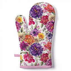 Ambiente gant de four accessoire cuisine Anne blanc coton