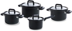 BK Topfset Flow Cool Black Edelstahl 4-teilig Induktion schwarz