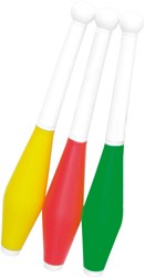 Juggling clubs set of 3