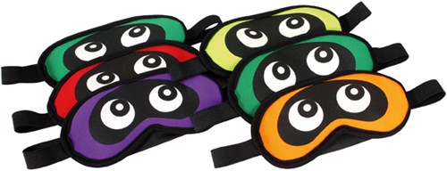 Eduplay Augenbinden Spiel - Set mit 6 bunten Augenbinden