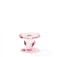 Ambiente Glas Kerzenhalter Rose dekoratives Tischaccessoire Ø9xh7cm
