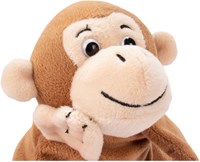 Beleduc marionnette singe jouet en peluche - marionnette pour enfants-3