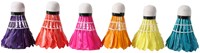 Volants de badminton 6 pièces couleur tube plastique jouet sport-2