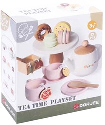 Houten Thee Speelset, 17dlg