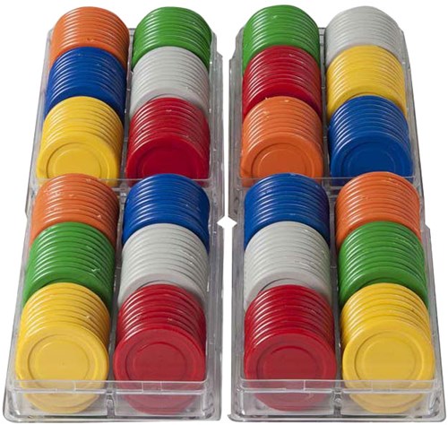 HOT Sports + Toys Roulette Chips Set 240 Stück Kunststoff 25mm Casino-2