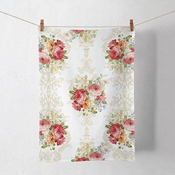 Ambiente Geschirrtuch romantisches Design cream 50x70cm Küche