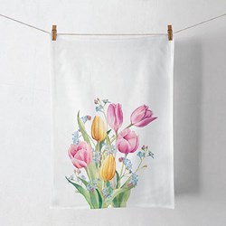 Ambiente Geschirrtuch Tulpenstrauß Küchenzubehör Baumwolle 50x70cm
