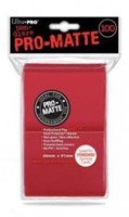 Ultra Pro Kartenhüllen Pro-Matte Rot 100 Stück - Kartenschutz-2