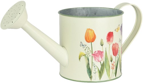 OttoSimon Zinkgießkanne für draußen Tulpen Gartenaccessoire