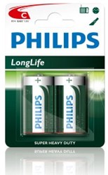 Pile à tige anglaise Philips 12*2 R14