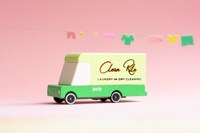 Candylab Holzspielzeugauto Laundry Van - Vintage Bus für Kinder-3
