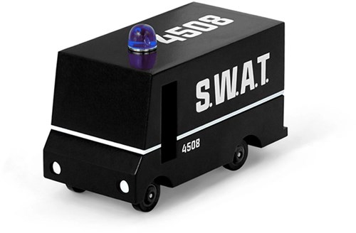 Candylab Holzspielzeugauto - Swat Van - klassisches Design