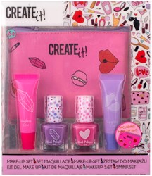 Beauty Make-up Set Kinderset mit Etui und Lipgloss Nagellack