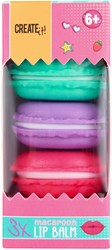 Create It! Candy Lippenbalsem Macaron Box, 3st.