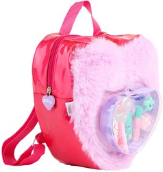 Canenco Make-up Set Spielzeug im flauschigen Rucksack lila für Kinder