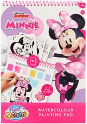 Minnie Mouse Water Verfset Boek - incl Kwast