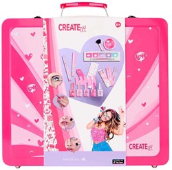 Canenco Make-up-Koffer rosa Spielzeugset für Kinder mit Zubehör
