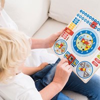 Bambolino Toys Bumba Holz Kalenderuhr Lernspielzeug für Kinder-3