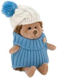 Orange Toys Plüschigel - Kuscheltier mit weiß-blauer Mütze