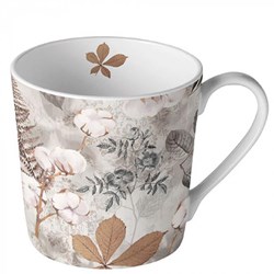 Ambiente Porzellantasse 0,3L Herbstdeko Baumwolle Design