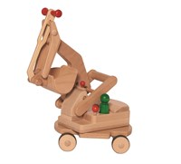 nic jouet en bois pelleteuse Schaufelbagger pour enfants