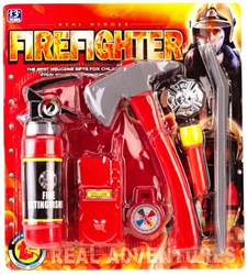 KiddyGo Feuerwehr Spielzeug Set - Zubehör für Kinder - Rollenspiel
