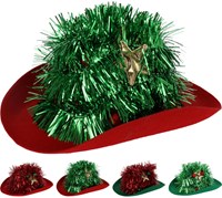Cowboyhut Weihnachtsbaum Partyhut Kostümzubehör - Weihnachts Cowboy