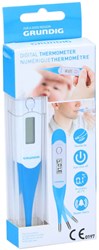 Edco thermomètre corporel numérique - thermomètre pour enfants et adultes - embout flexible