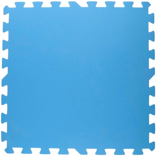 Edco tapis de piscine - protection piscine 9 pièces bleu-2