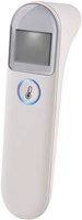 Edco Thermomètre Infrarouge - Thermomètre Numérique pour Oreille, Front et Objets - Rapide et Précis - Blanc