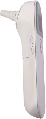 Edco Thermomètre Infrarouge - Thermomètre Numérique pour Oreille, Front et Objets - Rapide et Précis - Blanc-3