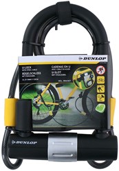 Dunlop Fahrradschloss U-Bügelschloss mit Kabel und Halterung - Stabiles Stahlschloss für Fahrradsicherheit