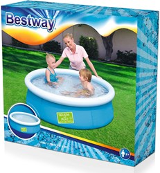 Bestway piscine gonflable Fast Set 152x38cm enfants jardin été